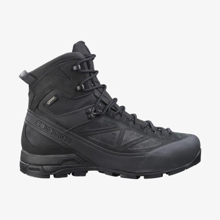 Botas Tácticas Salomon X Alp GTX Forces Hombre Negros | MX EFMI237